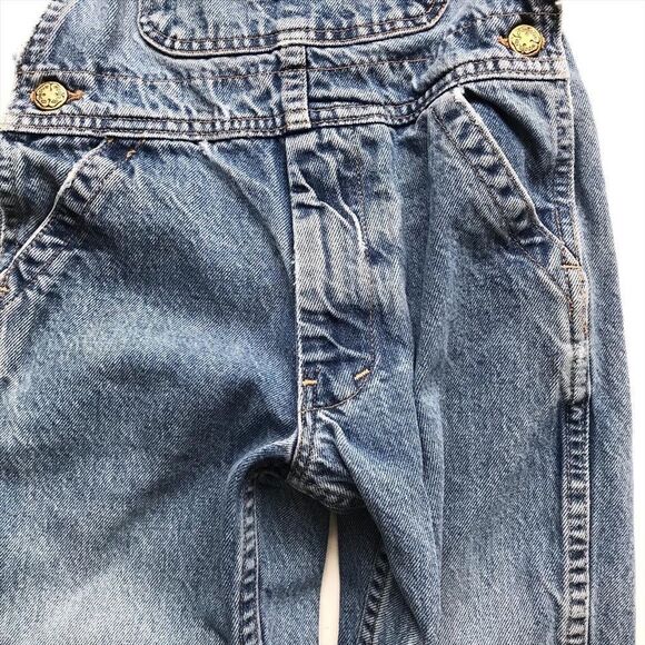 Vintage Oshkosh B’gosh logo denim overalls VGUC 3T - Picture 4 of 11
